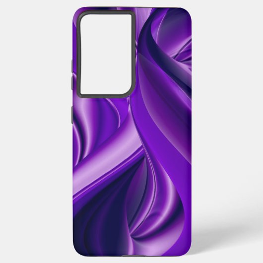 Coque Samsung Galaxy Rêves arc-en-ciel à fleurs violettes (Verso)