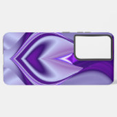 Coque Samsung Galaxy Rêves arc-en-ciel à fleurs violettes (Côté gauche)