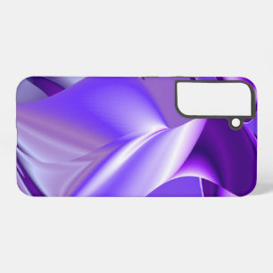 Coque Samsung Galaxy Rêves arc-en-ciel à fleurs violettes
