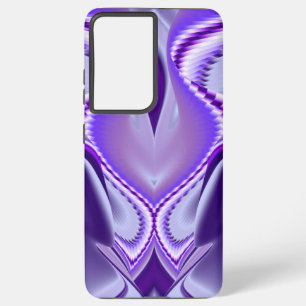 Coque Samsung Galaxy Rêves arc-en-ciel à fleurs violettes