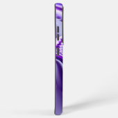 Coque Samsung Galaxy Rêves arc-en-ciel à fleurs violettes (Côté droit)