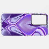 Coque Samsung Galaxy Rêves arc-en-ciel à fleurs violettes (Côté gauche)