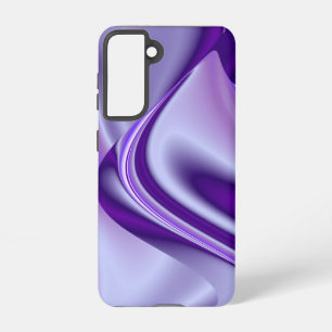 Coque Samsung Galaxy Rêves arc-en-ciel à fleurs violettes