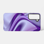 Coque Samsung Galaxy Rêves arc-en-ciel à fleurs violettes (Verso Horizontal)