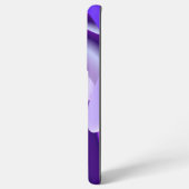 Coque Samsung Galaxy Rêves arc-en-ciel à fleurs violettes (Côté gauche)