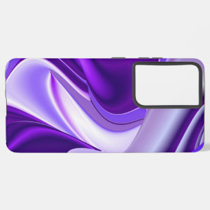Coque Samsung Galaxy Rêves arc-en-ciel à fleurs violettes
