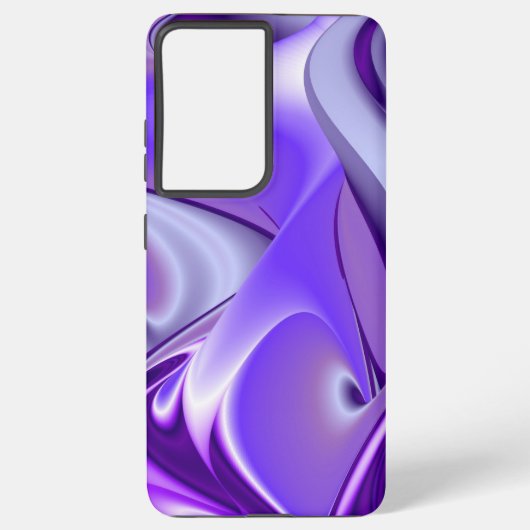 Coque Samsung Galaxy Rêves arc-en-ciel à fleurs violettes (Verso)