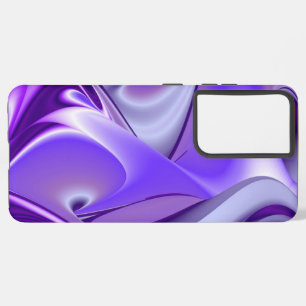 Coque Samsung Galaxy Rêves arc-en-ciel à fleurs violettes