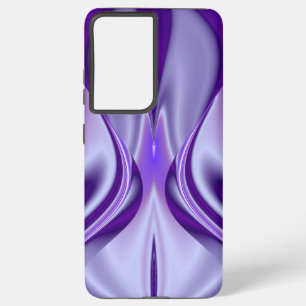 Coque Samsung Galaxy Rêves arc-en-ciel à fleurs violettes