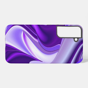 Coque Samsung Galaxy Rêves arc-en-ciel à fleurs violettes