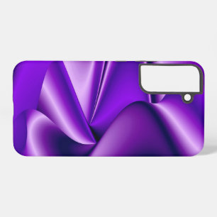Coque Samsung Galaxy Rêves arc-en-ciel à fleurs violettes