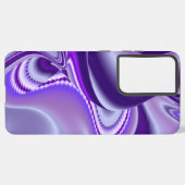 Coque Samsung Galaxy Rêves arc-en-ciel à fleurs violettes (Côté gauche)