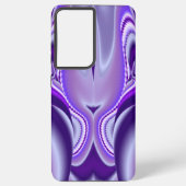 Coque Samsung Galaxy Rêves arc-en-ciel à fleurs violettes (Verso)