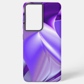 Coque Samsung Galaxy Rêves arc-en-ciel à fleurs violettes (Verso)