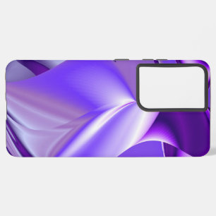 Coque Samsung Galaxy Rêves arc-en-ciel à fleurs violettes