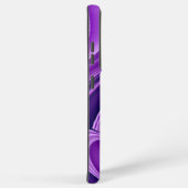 Coque Samsung Galaxy Rêves arc-en-ciel à fleurs violettes (Côté droit)