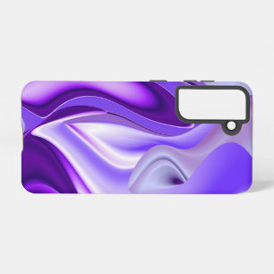 Coque Samsung Galaxy Rêves arc-en-ciel à fleurs violettes