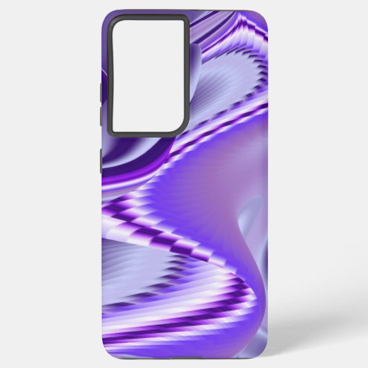 Coque Samsung Galaxy Rêves arc-en-ciel à fleurs violettes (Verso)