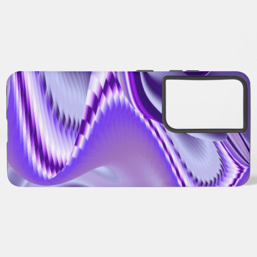 Coque Samsung Galaxy Rêves arc-en-ciel à fleurs violettes (Côté gauche)