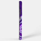 Coque Samsung Galaxy Rêves arc-en-ciel à fleurs violettes (Côté droit)