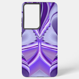 Coque Samsung Galaxy Rêves arc-en-ciel à fleurs violettes