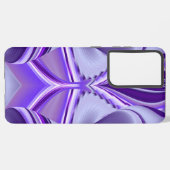 Coque Samsung Galaxy Rêves arc-en-ciel à fleurs violettes (Côté gauche)