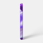 Coque Samsung Galaxy Rêves arc-en-ciel à fleurs violettes (Côté gauche)