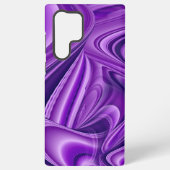 Coque Samsung Galaxy Rêves arc-en-ciel à fleurs violettes (Verso)