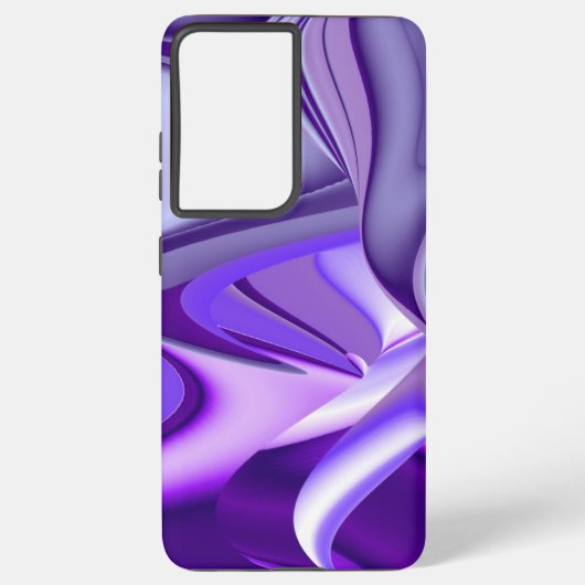 Coque Samsung Galaxy Rêves arc-en-ciel à fleurs violettes (Verso)