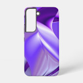 Coque Samsung Galaxy Rêves arc-en-ciel à fleurs violettes (Verso)