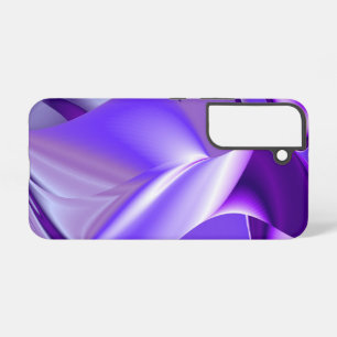 Coque Samsung Galaxy Rêves arc-en-ciel à fleurs violettes