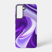 Coque Samsung Galaxy Rêves arc-en-ciel à fleurs violettes (Verso)
