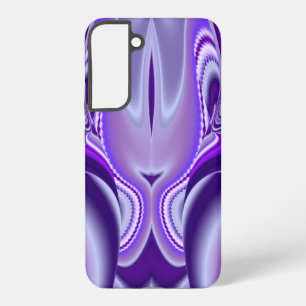Coque Samsung Galaxy Rêves arc-en-ciel à fleurs violettes