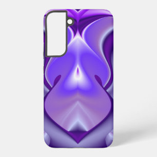 Coque Samsung Galaxy Rêves d'arc-en-ciel de fleurs violettes