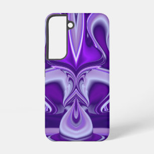 Coque Samsung Galaxy Rêves d'arc-en-ciel de fleurs violettes