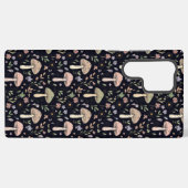 Coque Samsung Galaxy Rich Dark Fungi Seamless Pattern Goblincore (Verso Horizontal)