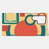 Coque Samsung Galaxy risographe géométrique vintage rétro, risoprint (Verso Horizontal)