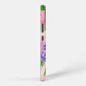 Coque Samsung Galaxy Robin et fleurs, motif aquarelle (Côté droit)