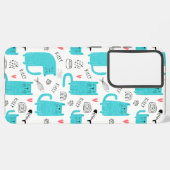 Coque Samsung Galaxy Robin Oeuf Bleu Cute Chat Motif (Côté gauche)