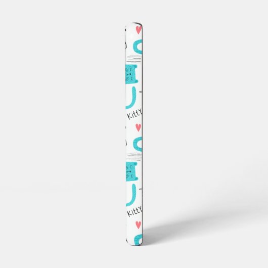 Coque Samsung Galaxy Robin Oeuf Bleu Cute Chat Motif (Côté gauche)