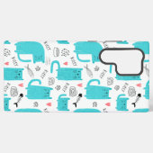 Coque Samsung Galaxy Robin Oeuf Bleu Cute Chat Motif (Verso Horizontal)