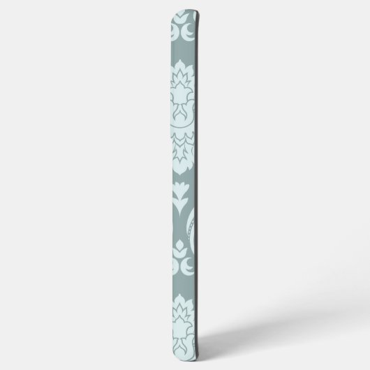 Coque Samsung Galaxy Rococo Damask Art I Duck Egg Blue+Teal (Côté gauche)
