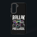 Coque Samsung Galaxy Rollin' In Preschool Monster Truck Retour à l'écol<br><div class="desc">Rollin' In Preschool Monster Truck Back to School</div>