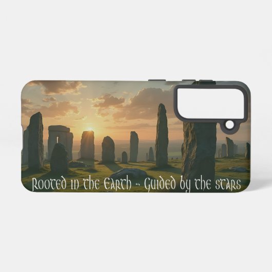 Coque Samsung Galaxy Rooted in the earth, guided by the stars (Verso Horizontal)