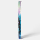 Coque Samsung Galaxy Rose arc-en-ciel vibrant (Côté gauche)