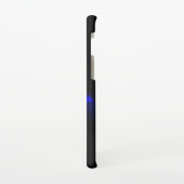 Coque Samsung Galaxy Rose bleu brûlant (Côté gauche)