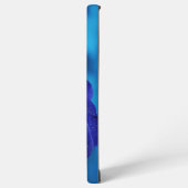 Coque Samsung Galaxy Rose bleu Galaxy 22 Coque (Côté gauche)