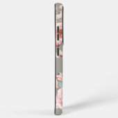 Coque Samsung Galaxy Rose d'aquarelle Wreath personnalisée | Vert sage (Côté droit)