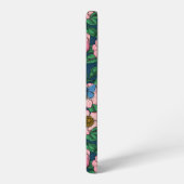 Coque Samsung Galaxy Rose de chien et papillons (Côté gauche)