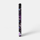 Coque Samsung Galaxy Rose d'hiver et papillons Samsung Galaxy Coque (Côté gauche)